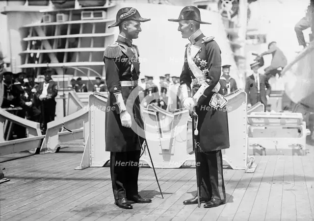 German Squadron Visit To U.S., 1912. Creator: Harris & Ewing.