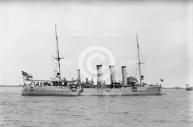German Squadron Visit To U.S. Battleship 'Bremen', 1912. Creator: Harris & Ewing.