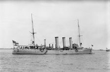 German Squadron Visit To U.S. Battleship Bremen 1912. Creator: Harris & Ewing