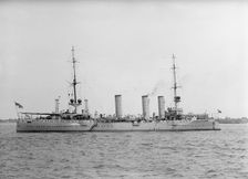 German Squadron Visit To U.S. Battleship Stettin 1912. Creator: Harris & Ewing