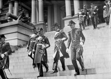 German Squadron Visit To U.S. German officers At Navy Dept., June 5. 1912. Creator: Harris & Ewing