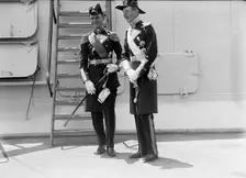 German Squadron Visit To U.S. - Prince Henry And Prince Christian, Who Accompanied Squadron, 1912. Creator: Harris & Ewing