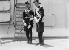 German Squadron Visit To U.S. - Prince Henry And Prince Christian, Who Accompanied Squadron, 1912. Creator: Harris & Ewing