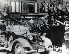 German troops enter Austria, 12 March 1938