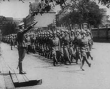 German Troops Goose Stepping, 1943. Creator: British Pathe Ltd