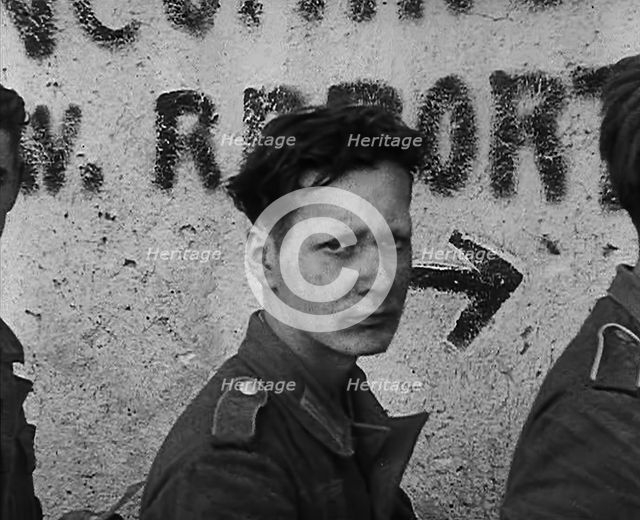 German Troops in an Italian Town, 1943-1944. Creator: British Pathe Ltd.