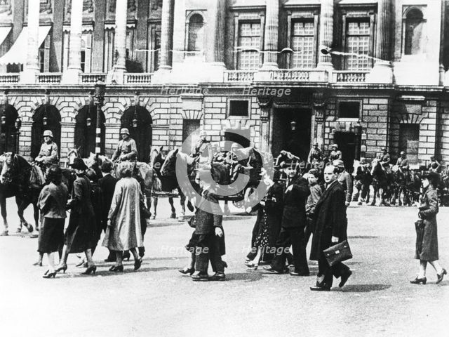 German troops in occupied Paris, June 1940. Artist: Unknown