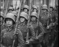 German Troops Moving Through the Rhineland, 1936. Creator: British Pathe Ltd