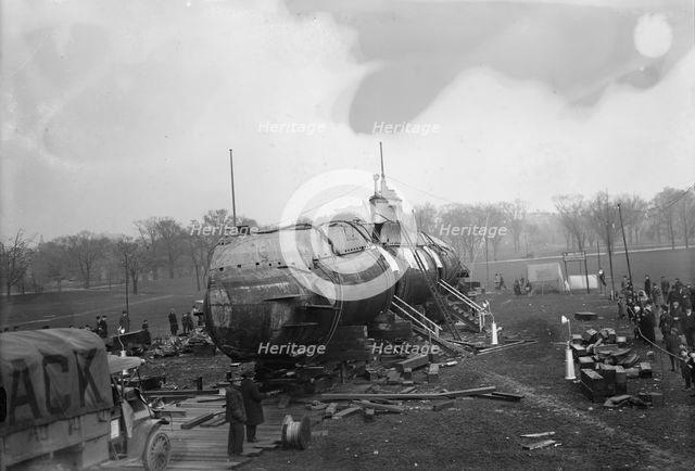 German U-Boat, 1917. Creator: Bain News Service.