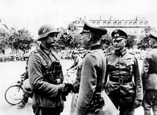 German victory parade after the capture of Paris, June 1940