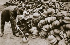 German war materiel destroyed under the terms of the Armistice, c1918-c1919(?). Creator: Unknown