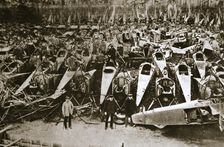 German war materiel destroyed under the terms of the Armistice, c1918-c1919(?)