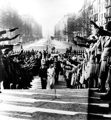 German wedding at the church of la Madeleine, Paris, 1940-1944. Creator: Unknown