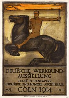German Werkbund Exhibition, 1914. Creator: Peter Behrens