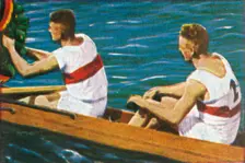 German winners of the coxless pairs, 1928. Creator: Unknown