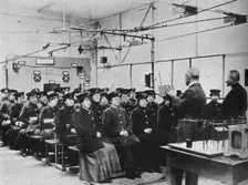 German women being trained as tramway workers in Berlin 1915