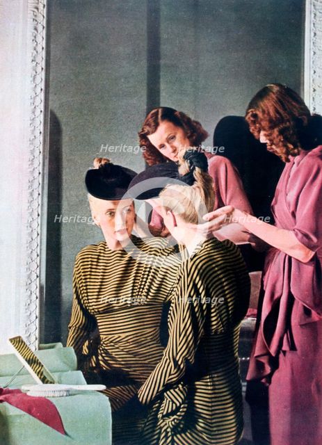 German women's fashion, 1942. Artist: Unknown