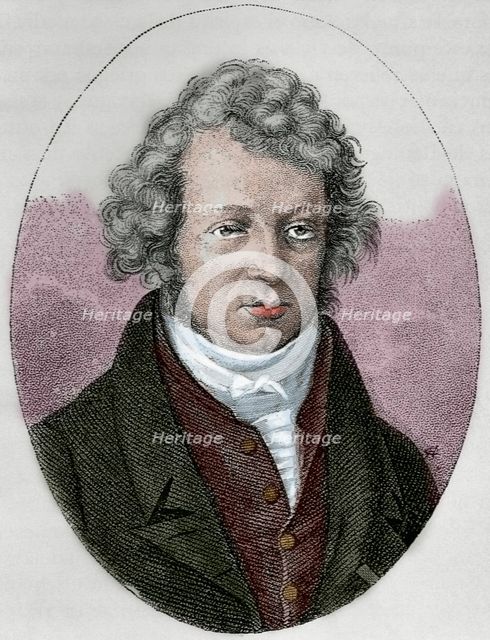 German writer Johann Wolfgang von Goethe, (19th century).  Creator: Unknown.