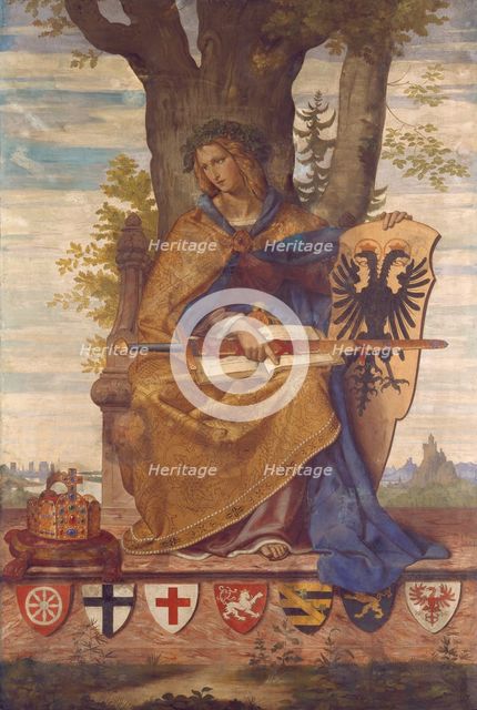 Germania, 1834-1836. Creator: Philipp Veit.