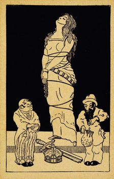 Germania. Anti-Semitic Postcard, c. 1920
