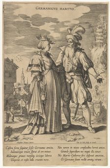 Germanicus Habitus, from Fashions of Different Nations.n.d. Creator: Pieter de Jode I