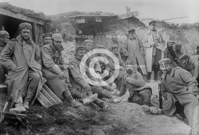 Germans at Berry-Au-Bac, Sept 1914. Creator: Bain News Service.