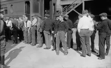Germans at Hoboken, 1919. Creator: Bain News Service