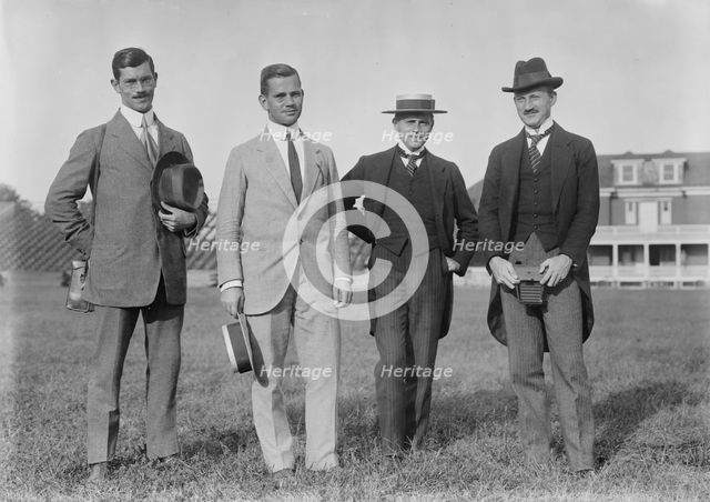 Germans at Princeton -- Weitzer - Lt. Reichenau - Dr. Bemer [i.e., Berner] - Carl Diem, between c191 Creator: Bain News Service.