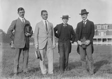 Germans at Princeton -- Weitzer - Lt. Reichenau - Dr. Bemer [i.e., Berner] - Carl Diem, between c191 Creator: Bain News Service