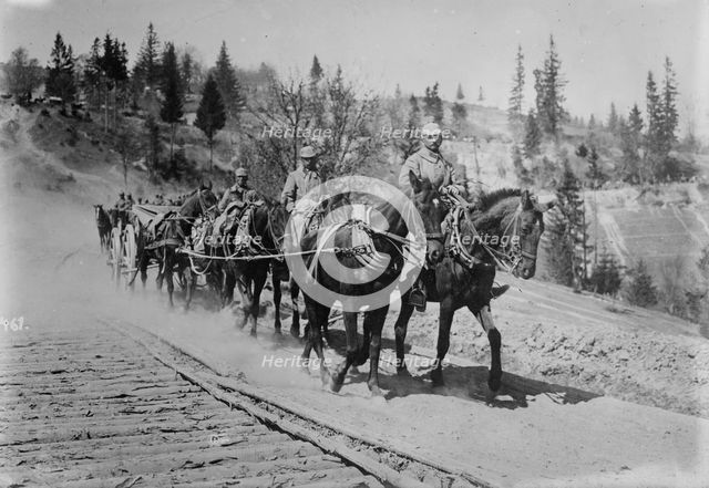 Germans in Carpathians, between c1915 and c1918. Creator: Bain News Service.