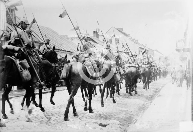 Germans in Lowicz, between 1914 and c1915. Creator: Bain News Service.