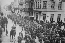 Germans in Ostend, between 1914 and c1915. Creator: Bain News Service
