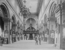 Germans in Russian church at Suwalki, between c1914 and c1915. Creator: Bain News Service