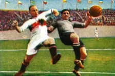 Germany-Uruguay football match, 1928. Creator: Unknown