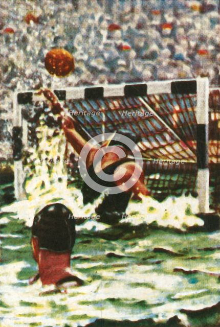 Germany win the water polo, 1928. Creator: Unknown.