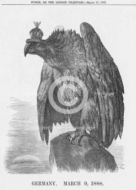 'Germany. March 9, 1888', 1888. Artist: Joseph Swain