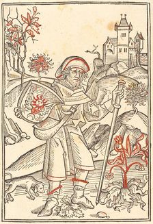 Gerson as Pilgrim, 1489. Creator: Unknown
