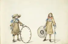 Gerrit and Cornelis Schellinger as children, c.1675-c.1685. Creator: Gesina ter Borch