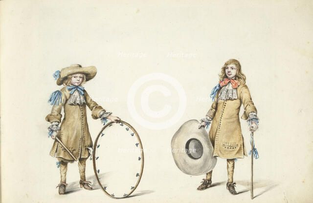 Gerrit and Cornelis Schellinger as children, c.1675-c.1685. Creator: Gesina ter Borch.