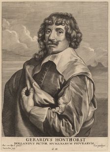 Gerrit van Honthorst, probably 1626/1641. Creator: Paulus Pontius