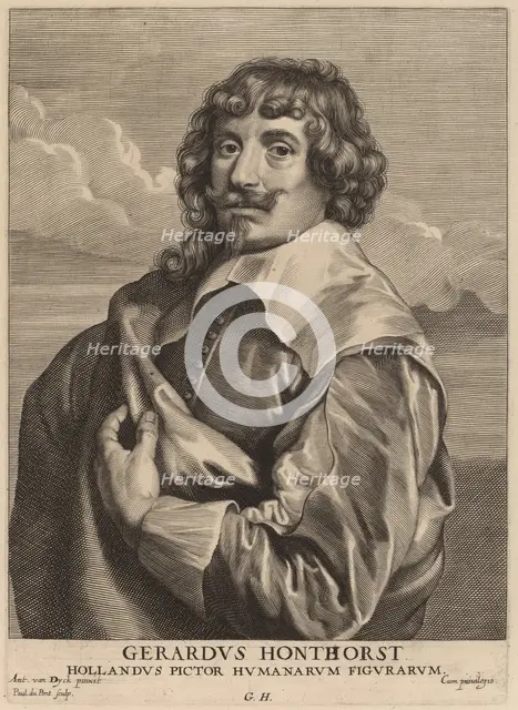 Gerrit van Honthorst, probably 1626/1641. Creator: Paulus Pontius.