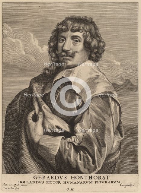 Gerrit van Honthorst, probably 1626/1641. Creator: Paulus Pontius.