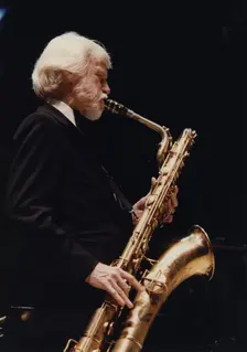 Gerry Mulligan, Barbican, London, 1989. Creator: Brian Foskett