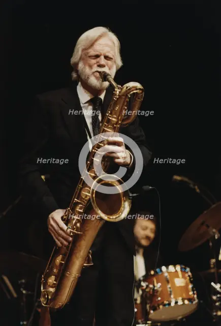 Gerry Mulligan, North Sea Jazz Festival, The Hague, Netherlands, 1991. Creator: Brian Foskett.