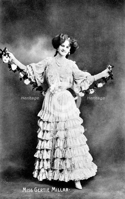 Gertie Millar (1879-1952), English actress, 1906. Artist: Unknown
