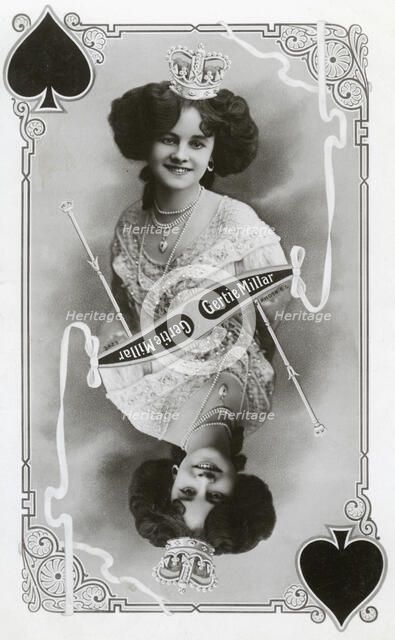 Gertie Millar, British actress and singer, c1905.Artist: Rotary Photo