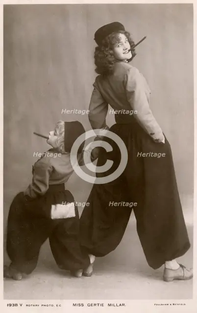 Gertie Millar, British actress and singer, c1906.Artist: Rotary Photo