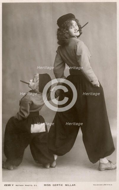 Gertie Millar, British actress and singer, c1906.Artist: Rotary Photo