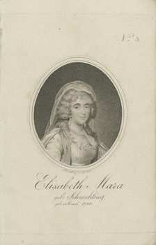 Gertrud Elisabeth Mara, née Schmeling (1749-1833), 1803. Creator: Nettling, Friedrich Wilhelm (active 1793-1824)