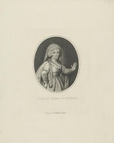 Gertrud Elisabeth Mara, née Schmeling (1749-1833) as Armida, 1801. Creator: Schröter, Johann Friedrich (1770-1836)